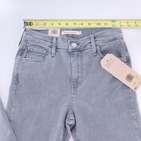 Levi’s HIGH SUPER SKINNY WOMEN'S JEANS W26 L30 - Picture 7 of 10